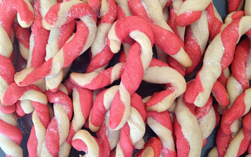 Christmas Cane Cookies