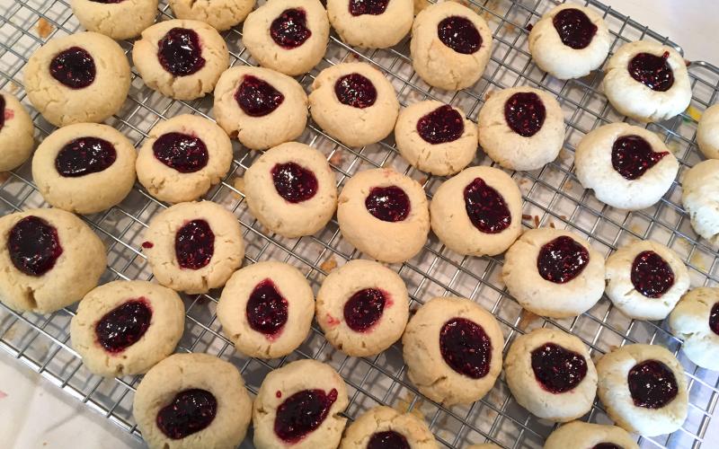 Raspberry Thumbprints